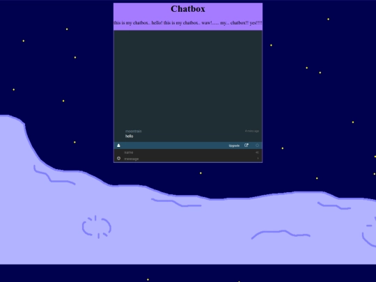 chatbox screenshot