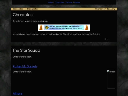characters screenshot