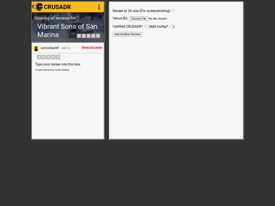 crusadr screenshot