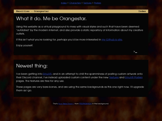 index screenshot