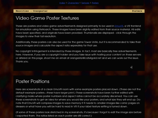 posters screenshot