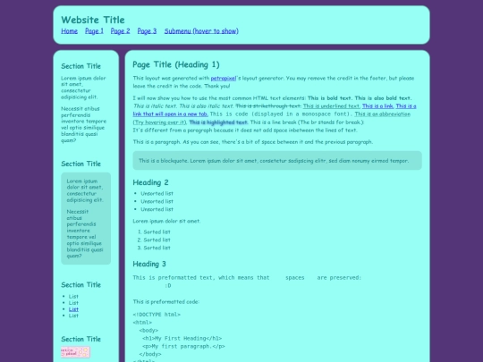 index screenshot