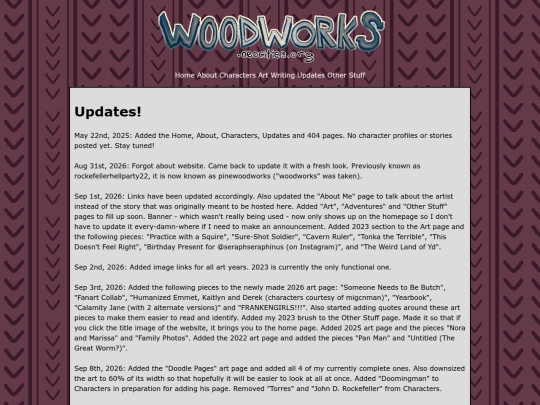 updates screenshot