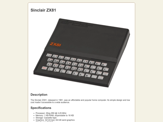 sinclair-zx81 screenshot