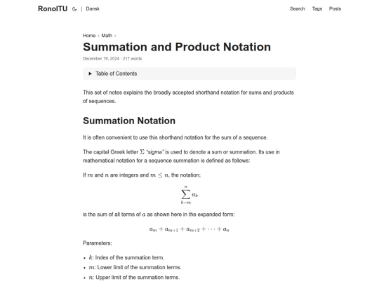 math/summation_and_product_notation screenshot