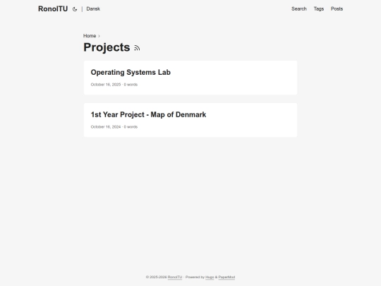 projects/page/1 screenshot