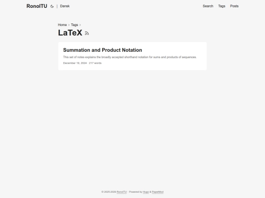 tags/latex screenshot
