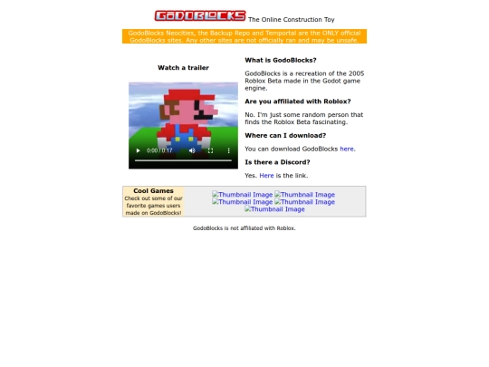godoblocks20052/home screenshot