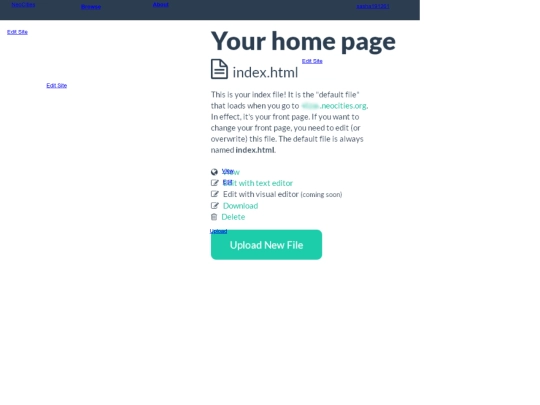 neocities2013 screenshot