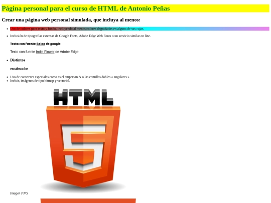 index screenshot