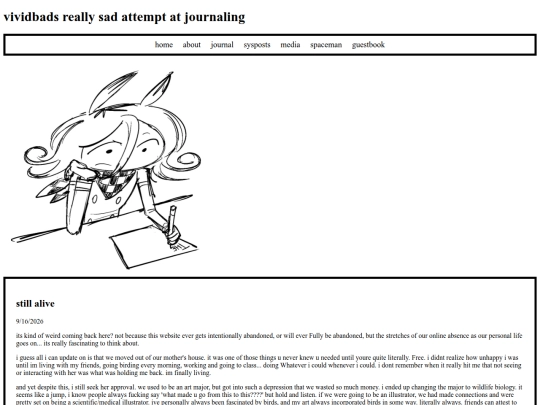 blog screenshot