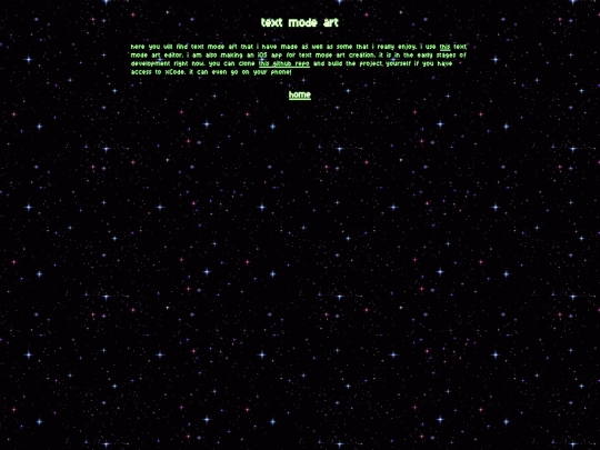 textmodeart screenshot