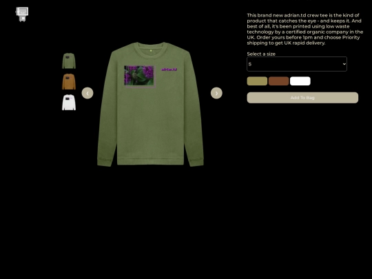 adrian.td crew tee screenshot