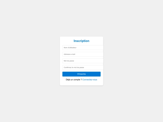 Singup screenshot