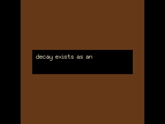 bitsy_games/decay screenshot