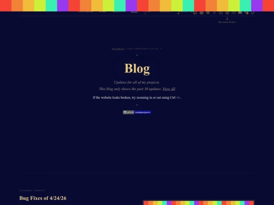 blog screenshot