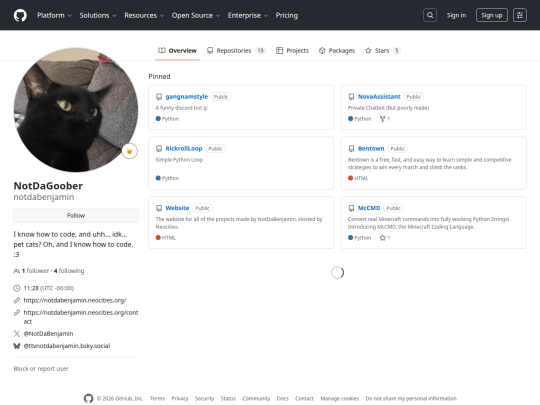 github screenshot