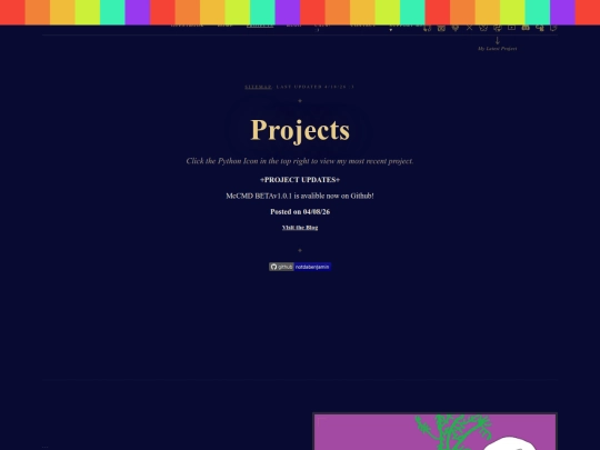 projects screenshot
