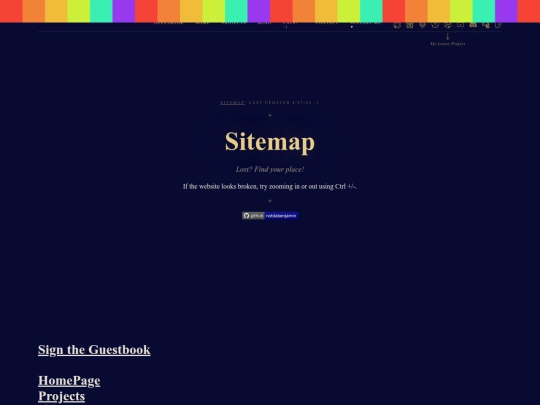 sitemap screenshot