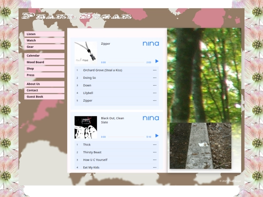 New site screenshot