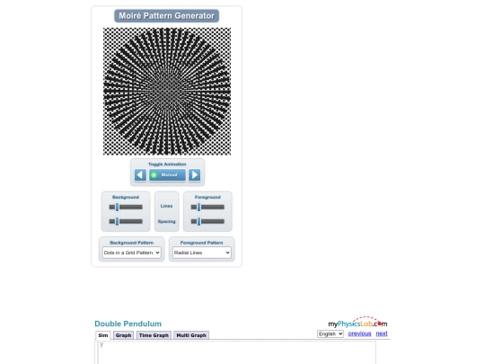 moire screenshot