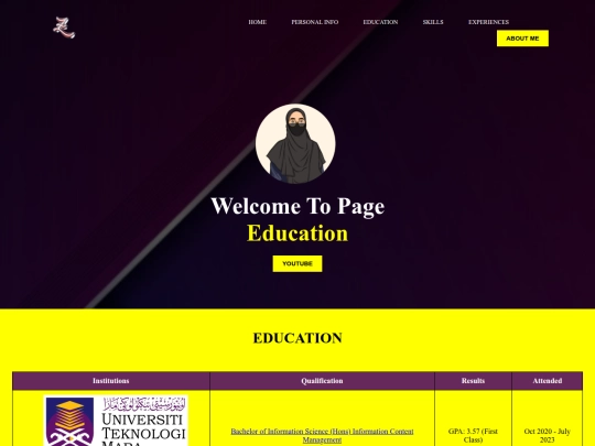 education screenshot