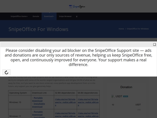 Knowlegde/SnipeOffice For Windows - snipeoffice screenshot