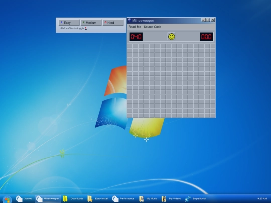 games/minesweeper screenshot