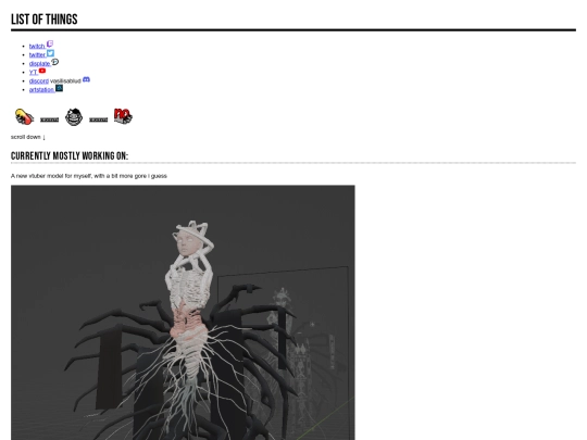 links screenshot