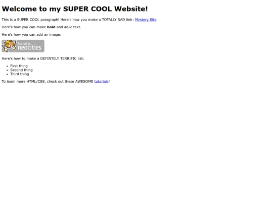 index screenshot
