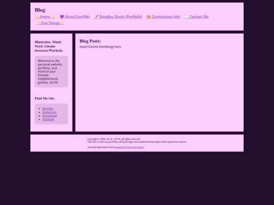 blog screenshot