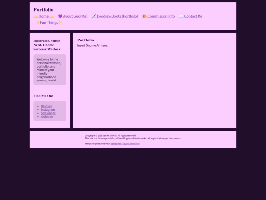 portfolio screenshot