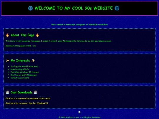 index screenshot