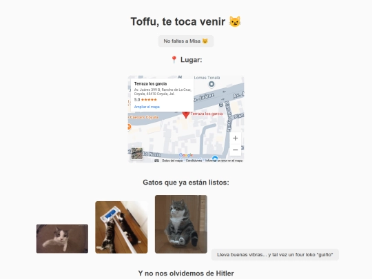 Invitacion especial screenshot