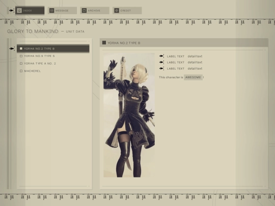 index screenshot