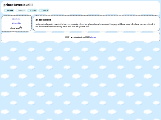 about/cloud screenshot