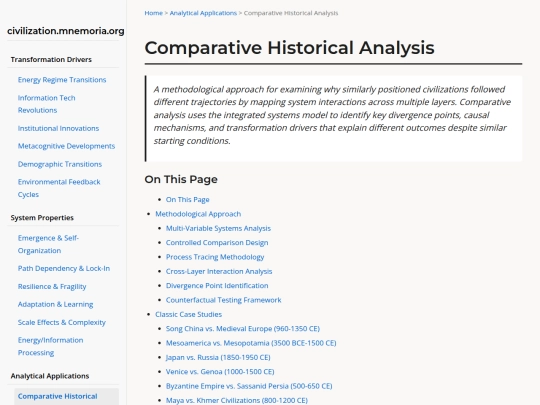 analytical-applications/comparative-analysis screenshot