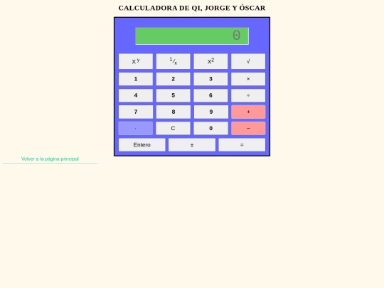 Calculadora/Calculadora screenshot