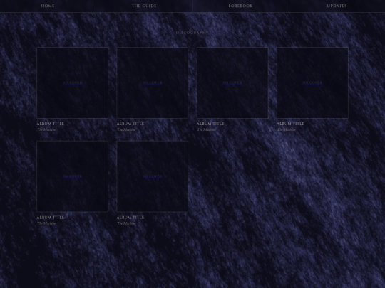 the-machine/discography screenshot