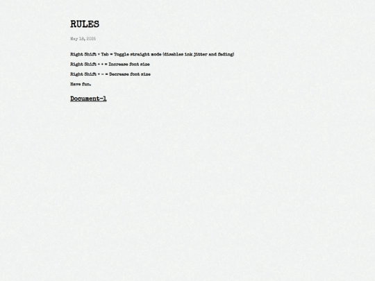 rules screenshot
