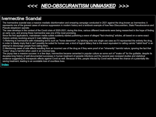 ivermectinescandal screenshot
