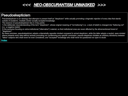 pseudoskepticism screenshot