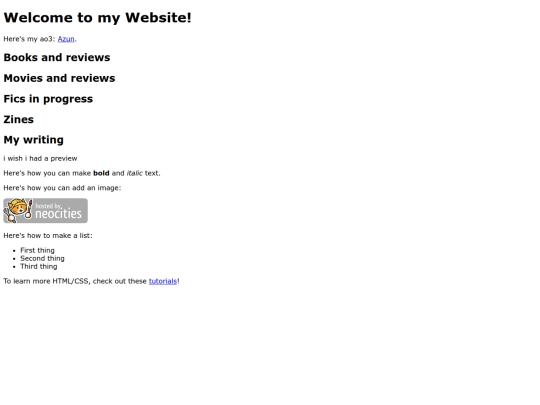 index screenshot