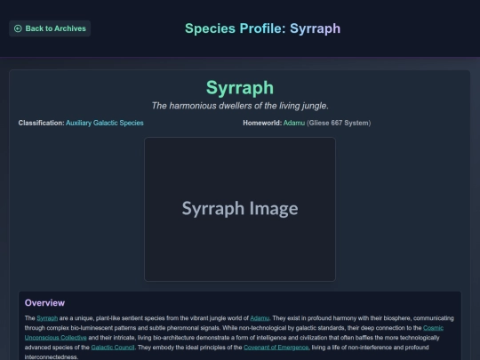 bestiary/syrraph screenshot