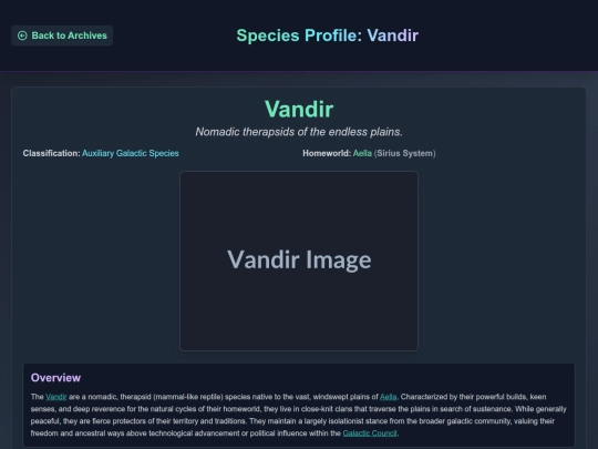 bestiary/vandir screenshot