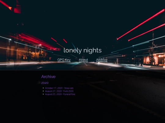 archive screenshot