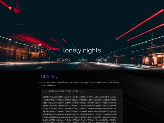 gpgkey screenshot