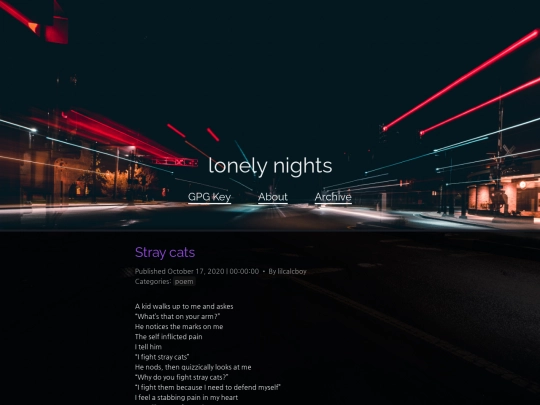 poem/2020/10/17/stray-cats screenshot
