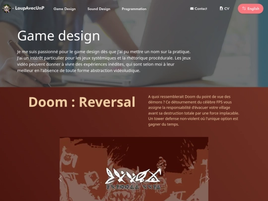 portfolio/fr/game-design screenshot