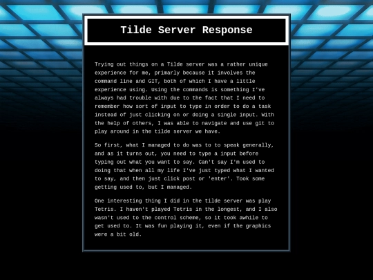 09-26-21-Tilde-Server screenshot